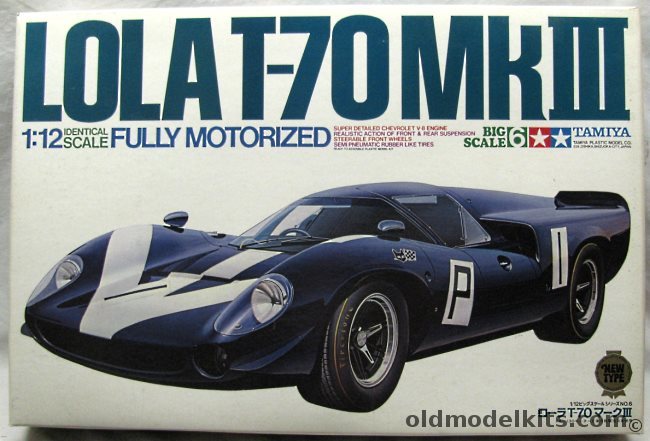 Tamiya 1/12 Lola T-70 MkIII Motorized, BS1215 plastic model kit